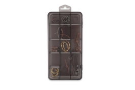 Hermia LV-145 Caja de Joyas Negra Organizador Joyas Elegante Plástico para Mujer